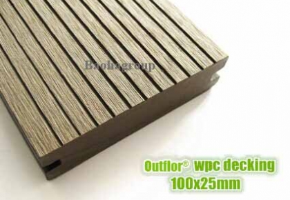 Sàn gỗ nhựa WPC ngoài trời tấm đặc OBM100S25